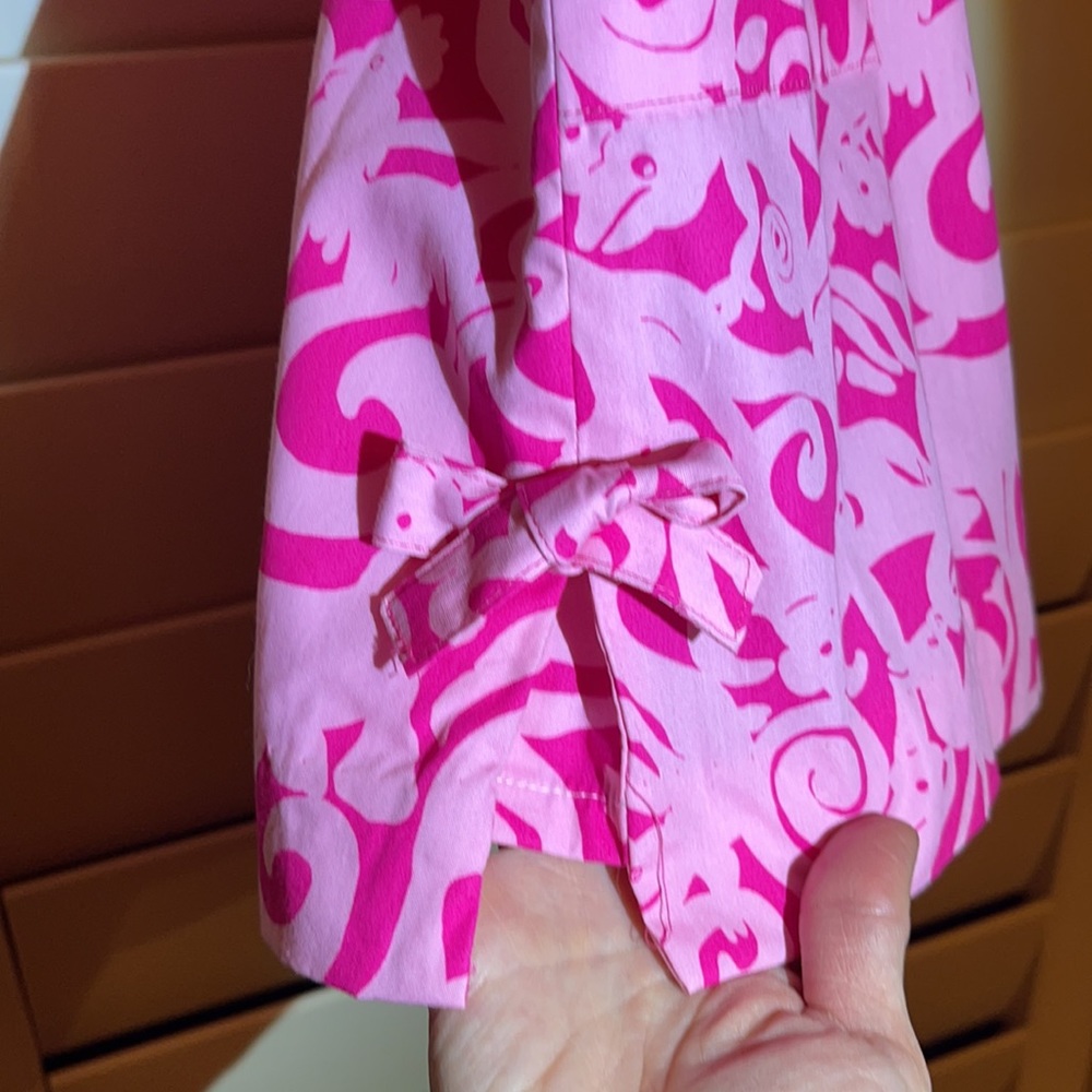 NWT Pink Lilly Pulitzer Animal Silhouette Shift Dress with Pockets - Picture 6 of 8